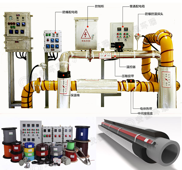 電伴熱帶系統(tǒng)安裝示意圖